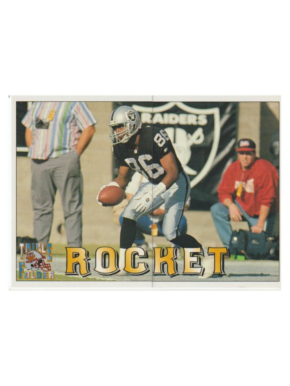 Rocket Ismail 1994 Pacific Trading Cards Triple Folder – Ungraded – Raiders